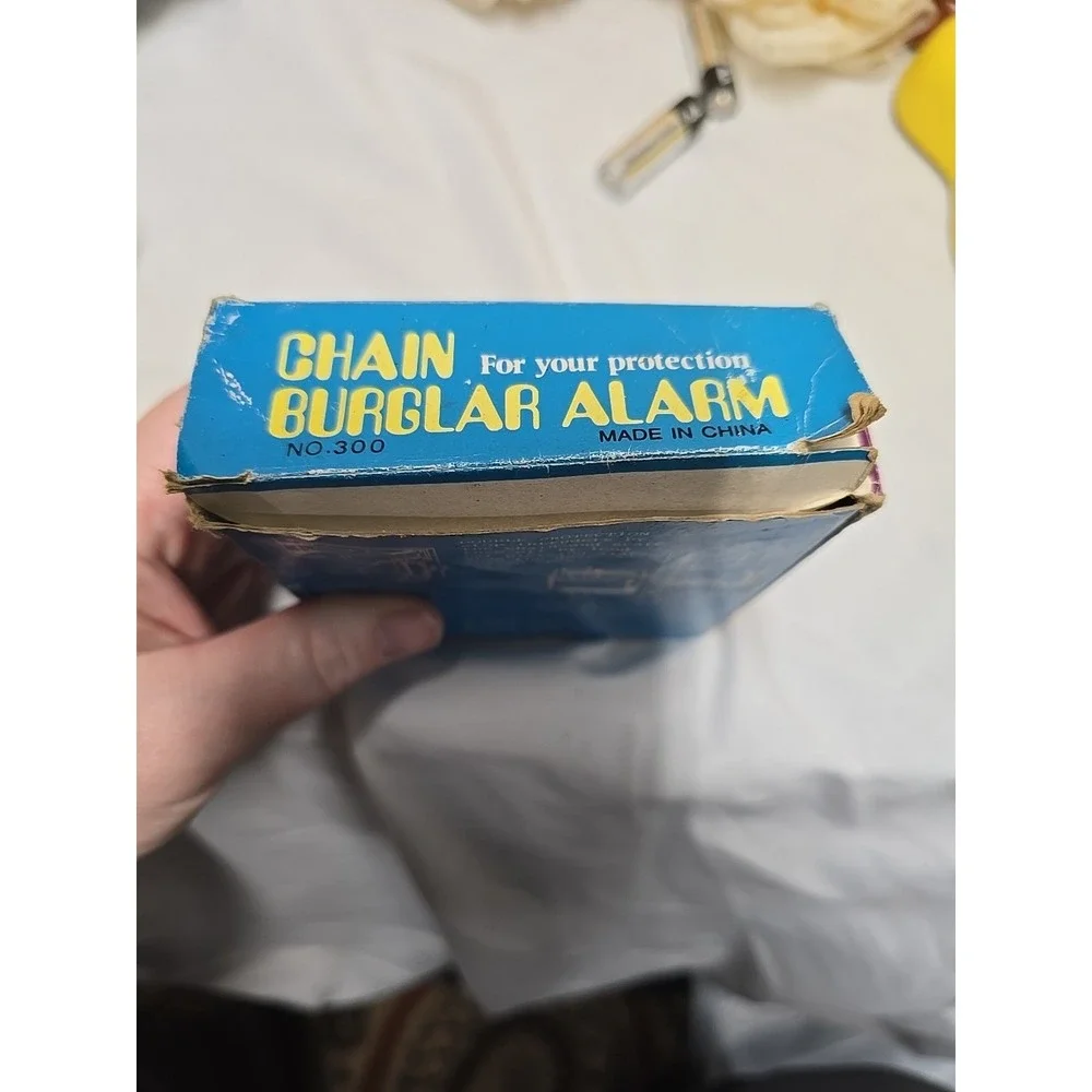 VTG Chain Burglar Alarm Home Dual Lock Protection for Doors Windows Loud Works
